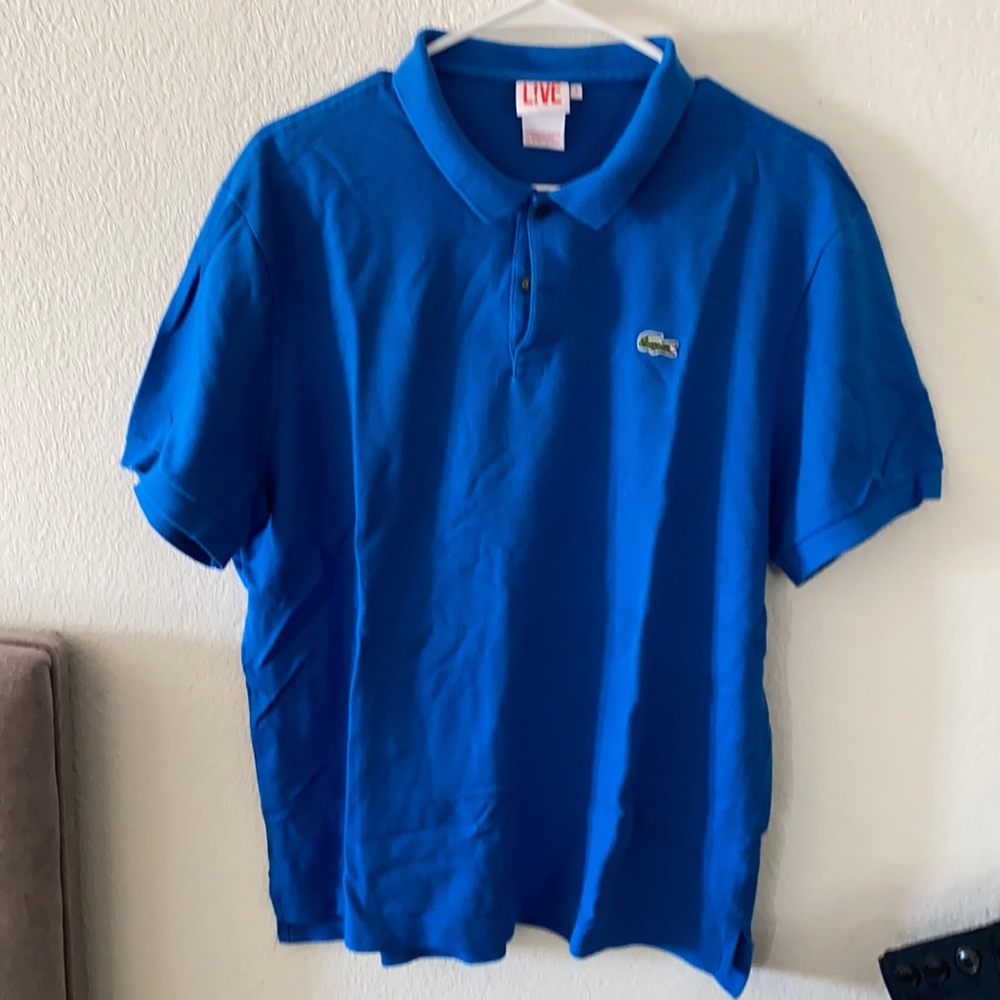 Blue Lacoste Polo